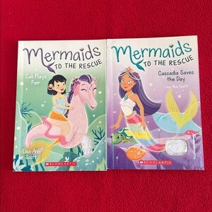 🛑 2/$6 Mermaids to the Rescue Cali Plays Fair and Cascadia Saves the Day Bks 3 4